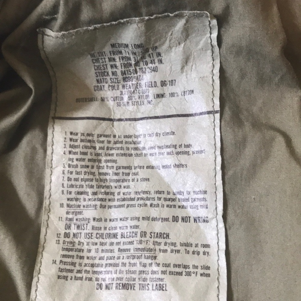 2 Men’s M65 Jackets